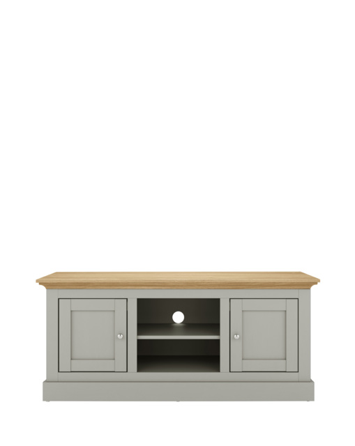 Julipa Ashford Wide TV Stand Grey/Oak Effect - Julipa - image 1
