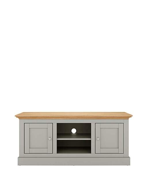 Julipa Ashford Wide TV Stand Grey/Oak Effect - Julipa - image 1