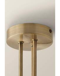 Amelie Gold 3 Arm Ceiling Light Gold - ValueLights - thumbnail 5