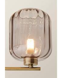 Amelie Gold 3 Arm Ceiling Light Gold - ValueLights - thumbnail 4