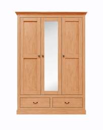 Julipa Ashford 3 Door 2 Drawer Wardrobe OAK Effect - Julipa - thumbnail 2