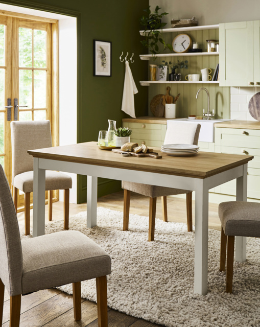 Julipa Ashford Large Dining Table Cream - Julipa - image 1