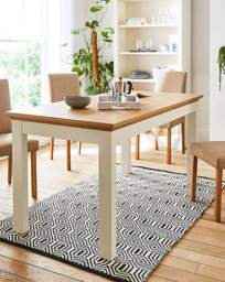 Julipa Ashford Large Dining Table Cream - Julipa - thumbnail 4