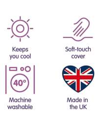 Slumberdown Summer Cool 4.5 Tog Duvet White - Slumberdown - Size: SINGLE - thumbnail 4