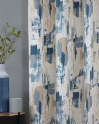 Sundour Bamford Lined Eyelet Curtains Cobalt Blue - Sundour - Size: 117 x 137cm - thumbnail 4