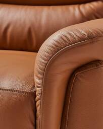 Dunne Faux Leather Power Recliner Chair TAN - JD Williams - thumbnail 4