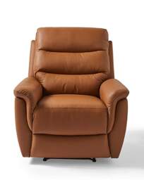 Dunne Faux Leather Power Recliner Chair TAN - JD Williams - thumbnail 3