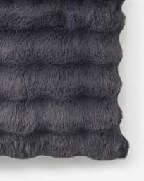 Bubble Faux Fur Cushion - Charcoal Charcoal - JD Williams - Size: 45X45CM - thumbnail 3
