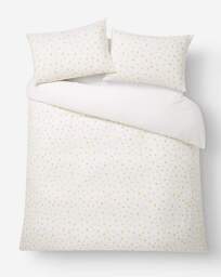 Daisy Floral Textured Duvet Cover Set White - JD Williams - Size: SINGLE - thumbnail 3