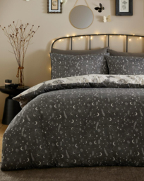 Fusion Celeste Duvet Cover Set Grey - Fusion - Size: S KING