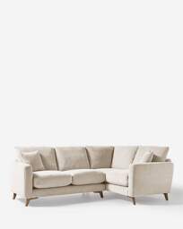 Beckett Chenille Right Hand Corner Sofa Cream - JD Williams - thumbnail 3