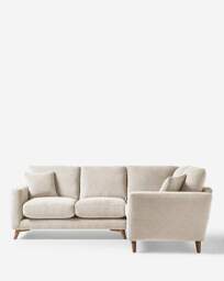 Beckett Chenille Right Hand Corner Sofa Cream - JD Williams - thumbnail 4