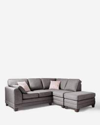 Hilliard Fabric Right Hand Corner Sofa Charcoal - thumbnail 3