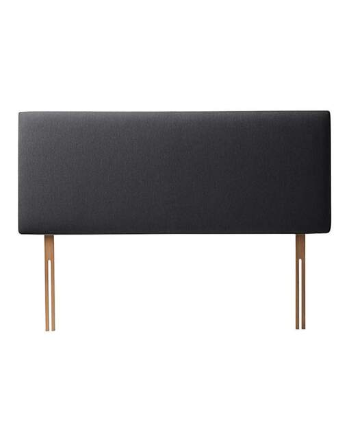 Silentnight Livorno Headboard- Fabric Grey - Silentnight - Size: DOUBLE - image 1