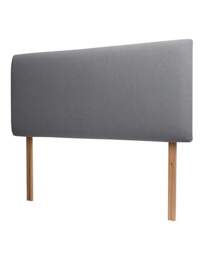 Silentnight Livorno Headboard- Fabric Grey - Silentnight - Size: DOUBLE - thumbnail 3
