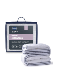 Silentnight Hotel 5cm Mattress Topper White - Silentnight - Size: SINGLE - thumbnail 1
