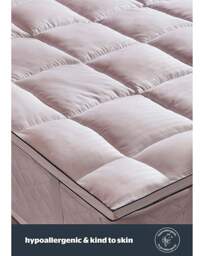 Silentnight Hotel 5cm Mattress Topper White - Silentnight - Size: SINGLE - thumbnail 4