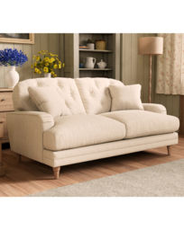 Florence Buttonback 2 Seater Sofa Ivory - JD Williams - thumbnail 1