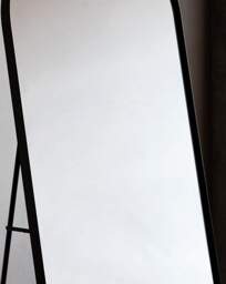 Holworth Cheval Mirror Black Black - Gallery Direct - thumbnail 2