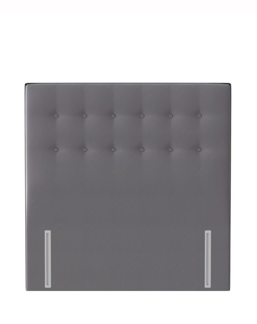 Silentnight Goya Headboard- Fabric Grey - Silentnight - Size: DOUBLE - image 1