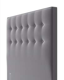 Silentnight Goya Headboard- Fabric Grey - Silentnight - Size: DOUBLE - thumbnail 4