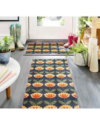 My Mat Retro Floral Washable Doormat Multi - My Mat - Size: 50X75 - thumbnail 1