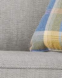 Julipa Chiltern Fabric 3 Seater Sofa Silver - Julipa - thumbnail 2