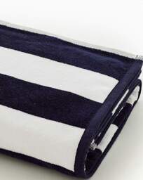 Deyongs Cabana Bay Cotton Beach Towel Navy - thumbnail 2