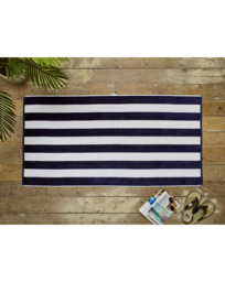 Deyongs Cabana Bay Cotton Beach Towel Navy