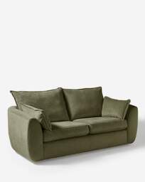Finch Chenille 3 Seater Sofa Green - JD Williams - thumbnail 2
