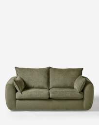 Finch Chenille 3 Seater Sofa Green - JD Williams - thumbnail 3