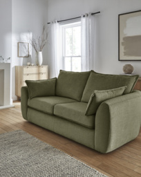 Finch Chenille 3 Seater Sofa Green - JD Williams