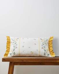 Olivia Floral Ruffle Boudoir Cushion Multi - JD Williams - Size: 30X50 - thumbnail 1