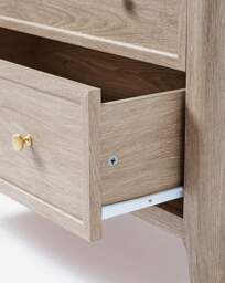Charlotte Large Chest of Drawers Washed OAK - Julipa - thumbnail 2