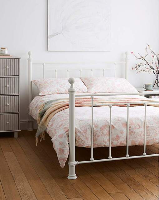 Julipa Lucie Metal Bed Natural - Julipa - Size: DOUBLE - image 1
