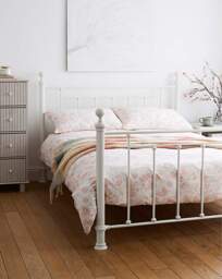 Julipa Lucie Metal Bed Natural - Julipa - Size: DOUBLE - thumbnail 1