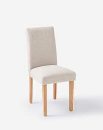 Julipa Ashford Table 4 Seater Set Oak/Taupe - Joanna Hope - thumbnail 5