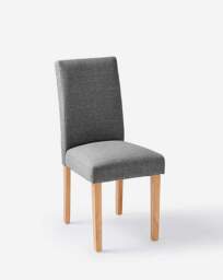 Julipa Ashford Table 4 Seater Set Oak/Taupe - Joanna Hope - thumbnail 4