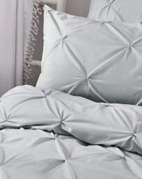 Serene Lara Duvet Cover Set Silver - Serene - Size: SINGLE - thumbnail 2