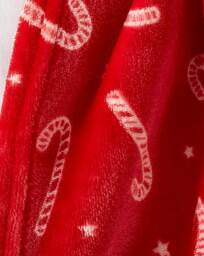 Catherine Lansfield Candy Cane Throw RED - Catherine Lansfield - Size: 130X170 - thumbnail 2