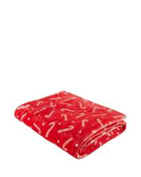 Catherine Lansfield Candy Cane Throw RED - Catherine Lansfield - Size: 130X170 - thumbnail 3
