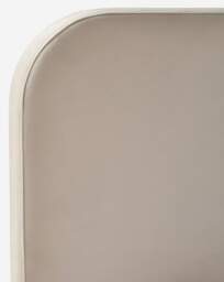 Emery Velvet Ottoman with Mattress Natural - JD Williams - Size: SINGLE - thumbnail 3