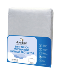 Downland Soft Touch Mattress Protector White - Downland - Size: DOUBLE