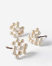 GGraham Pearl Tree Picks - Set of 5 - Gisela Graham - thumbnail 2