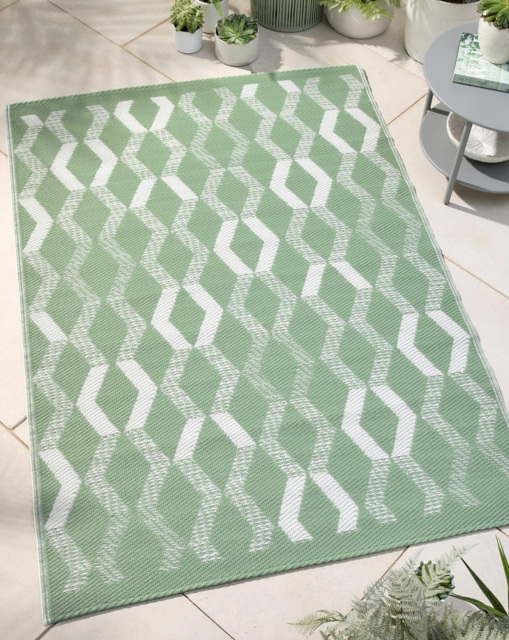 Rico Outdoor Rug Green - Fusion - Size: 120X170 - image 1