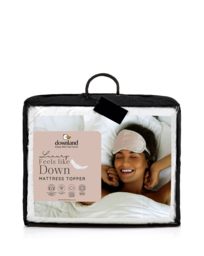 Downland Feels Like Down Mattress Topper White - Downland - Size: S KING