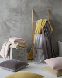 Raschel Velvet Throw Charcoal - Catherine Lansfield - Size: 200X240 - thumbnail 1