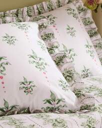 CK Cath Crest Floral Duvet Cover Set Green - Cath Kidston - Size: SINGLE - thumbnail 3
