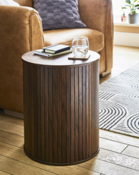 Tate Side Table Walnut - JD Williams - thumbnail 1