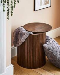Tate Side Table Walnut - JD Williams - thumbnail 4